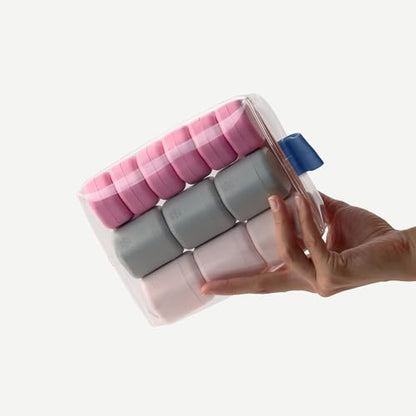 Cadence Parcel - Clear Kit with Magnetic Closure - Durable and Leak-Resistant Travel Toiletry Kit - TSA-Compliant & Modular Design - Hygiene Bag for Travel Essentials - 1 Qt - Cove - color: Cove, size: Medium