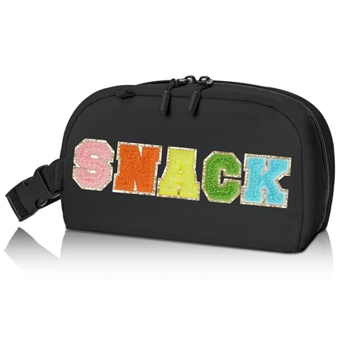 Cerbonny Mini Cooler Bag, Freezable Lunch Bag & Snack Bag, Insulated Bag for Travel/Work/School, Small Cooler Lunch Box with Detachable Gel Packs - color: Black - Snack