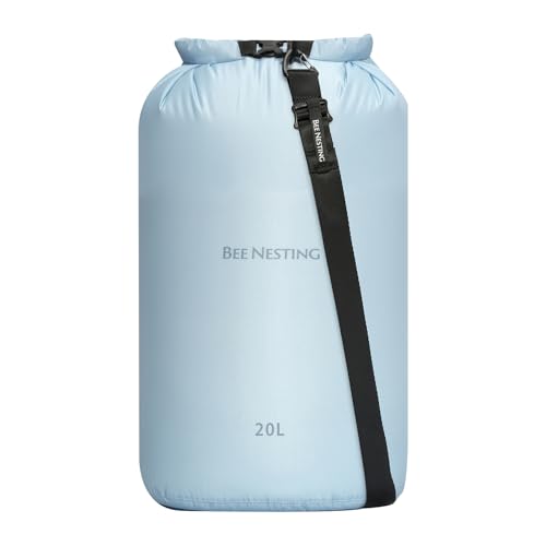 Bee Nesting Waterproof Dry Bag Lightweight Dry Sack Marine Dry Bags Suitable for swimming,kayaking,rafting boating, surfing, outdoor travel, mountaineering,hiking - color: Blue, size: 20L