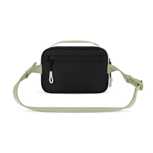 Sherpani Hyk, Small Sling Bag, 1L Belt Bag, Lightweight Travel Fanny Pack, Sling Crossbody Purse with RFID Blocking - color: Palm