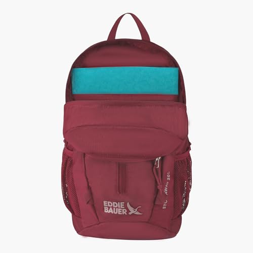 Eddie Bauer Stowaway Packable Backpack | Travel | Outdoor | Lightweight | Foldable | Durable | Ripstop Polyester | 20L - Black Cherry - color: Black Cherry, size: 20L