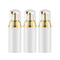 Tekson 2 OZ Foam Bottle with Gold Pump, Empty Travel Foaming Dispensers for Soap, Shampoo (3pcs, Gold) - color: Gold, size: 3pcs