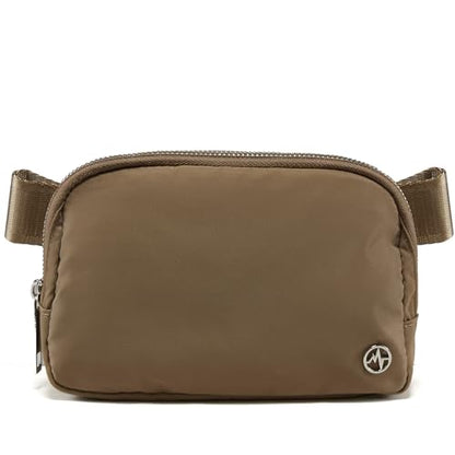 Pander Everywhere Belt Bag for Women, Fashion Waist Packs, Crossbody Bags with Adjustable Strap (Gray Brown) - color: Gray Brown