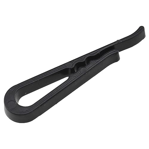 HAHIYO 1.5in/38mm 200Pcs Black Plastic U-Shape Alligator Clips - Fabric Clothespins for Sewing, Folding, Securing Fabric to Comic Board - size: Black - 1.5 inches - 200 Count - With Teeth