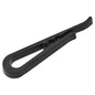 HAHIYO 1.5in/38mm 200Pcs Black Plastic U-Shape Alligator Clips - Fabric Clothespins for Sewing, Folding, Securing Fabric to Comic Board - size: Black - 1.5 inches - 200 Count - With Teeth