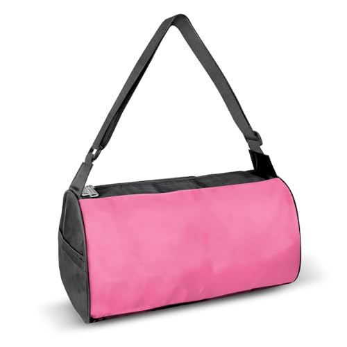 C&F BOGMOST Small Travel Duffel Bag Foldable Waterproof Gym Bag for Gym Beach Swim Bag Men Women Duffle Bag Lightweight Oxford Cloth Sports Bag-Pink - color: A-Pink-Small, size: 15 INCHES