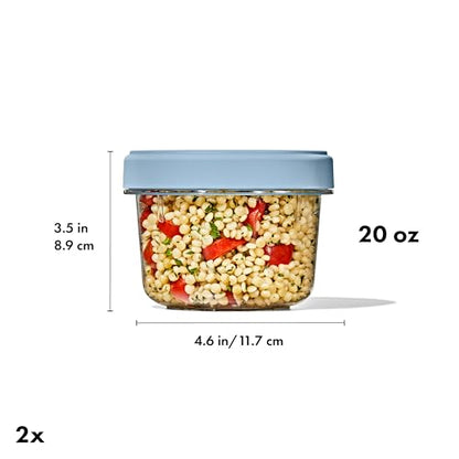 OXO Good Grips Twist & Stack Container – 20 oz – 2 Pack - style: 20 oz