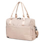 Jadyn Austin Carry-On Travel Duffel Bag for Women, 18” Weekender Bag with Laptop Sleeve, Durable Material, and Trolley Sleeve, Ideal for Work, Gym, and Overnight Trips (Natural) - color: Natural