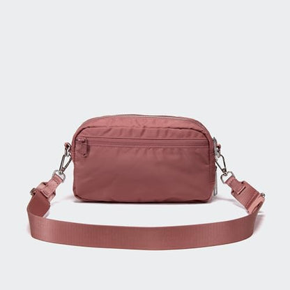 Pander Crossbody Sling Bag – Everyday Purse with Adjustable Strap, Perfect for Travel, Errands, and Daily Use - color: Mauve Pink