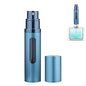 Refillable Perfume Atomizer Travel Bottle 5ml Leakproof Luxury Travel Perfume Refillable Bottle, Portable Perfume Atomizer (Blue) - color: Blue