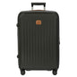 Bric's Taormina Ultra-Light Checked Luggage – Expandable Hard Shell Suitcase with TSA Lock, Anti-Tamper Zippers & 360 Spinner Mobility Wheels - 27 Inch, Olive - color: Olive, size: Checked-Medium