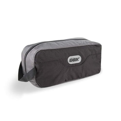 GOX Small Travel Toiletry Bag, Dopp Kit Case For Men, Multifunction Organizer Pouch(Black/Grey) - color: Black/Grey