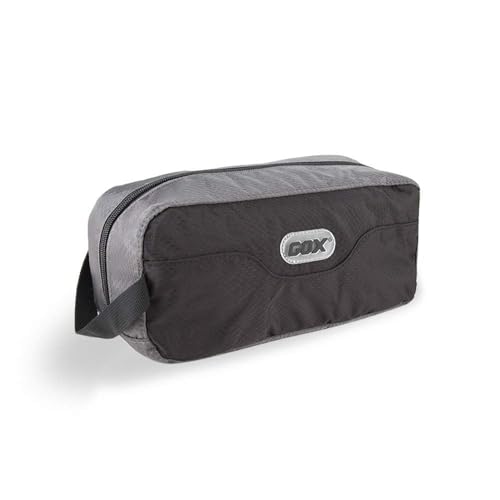 GOX Small Travel Toiletry Bag, Dopp Kit Case For Men, Multifunction Organizer Pouch(Black/Grey) - color: Black/Grey