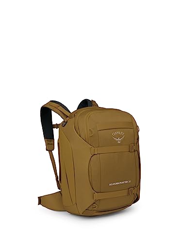 Osprey Sojourn Porter 30L Travel Backpack - Carry-On Compliant Luggage with StraightJacket Compression and Padded Laptop Sleeve - Durable Pack for International or Urban Travel, Brindle Brown - color: Brindle Brown, size: 30L