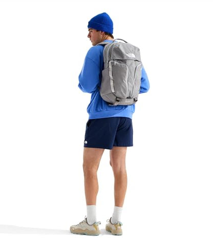THE NORTH FACE Surge Commuter Laptop Backpack | Daypack With Water Repellent Finish, 16" Laptop Sleeve, Reflective Details - color: Stone Slab/Cumulus Cloud, size: One Size
