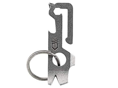 Gerber Gear Mullet Keychain - Multi-Tool Keychain with Pry Bar, Bottle Opener, and Wire Stripper - EDC Gear and Equipment - Stonewash - style: Mullet-Stonewash