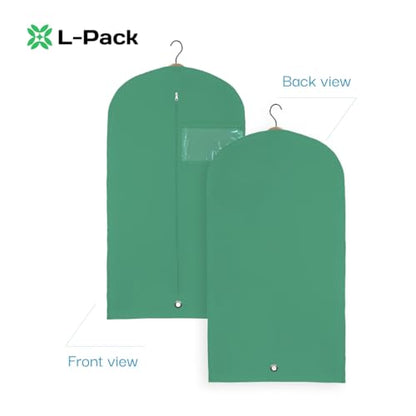 Kids Garment Bag for Hanging Clothes, Travel Garment Bag for Dresses, Dance Costumes & Suits, Breathable Clothes Cover for Baby Toddler Child, Green, 30" x 18" - color: Green