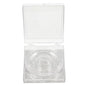 WOONEKY 6pcs Transparent False Eyelash Storage Box Compact Organizer for Packing and Travel Beauty Salons and Personal Use