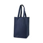 True Wine Tote Bag, 4 Bottle Wine Carrier, Wine Carrier Tote Bag with Dividers, Reusable Wine Bags, Wine Bottle Carrier Tote - color: Blue
