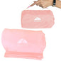 BlueHills Ultra Compact Travel Blanket Pillow in Portable Bag Case Soft with Strap Backpack Clip Premium Cozy Soft Compact Pack Large Blanket for Airplane Flight Layover - (Pink C006, 70 x 56 inch) - color: C006-pink