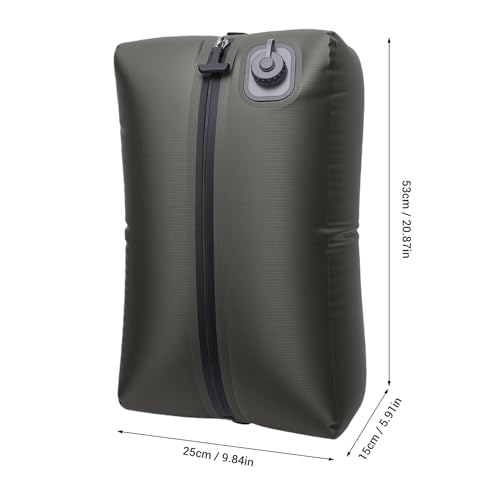 Naroote 20L Reusable Travel Vacuum Bag, Built in Pump Rechargeable Folding Compression Bag, Luggage Space Saver Packing Tool, Ideal for Camping Carry On Suitcases Backpack Seal (Green Grid) - color: Green Grid