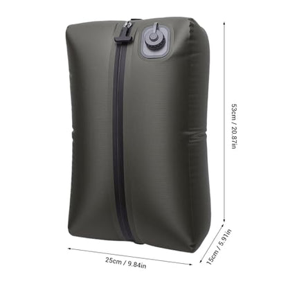 Naroote 20L Reusable Travel Vacuum Bag, Built in Pump Rechargeable Folding Compression Bag, Luggage Space Saver Packing Tool, Ideal for Camping Carry On Suitcases Backpack Seal (Green Grid) - color: Green Grid