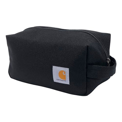 Carhartt Durable Travel Kit, Organize Essentials W/the Water Resistance Toiletry Bag, Black - color: Black