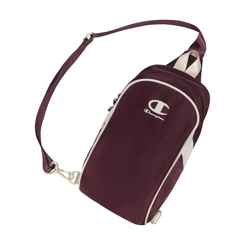 Champion Oracle Convertible Sling Bag with Adjustable Strap for Travel, Commute, Daily Use, Medium Ruby, One Size - color: Medium Ruby