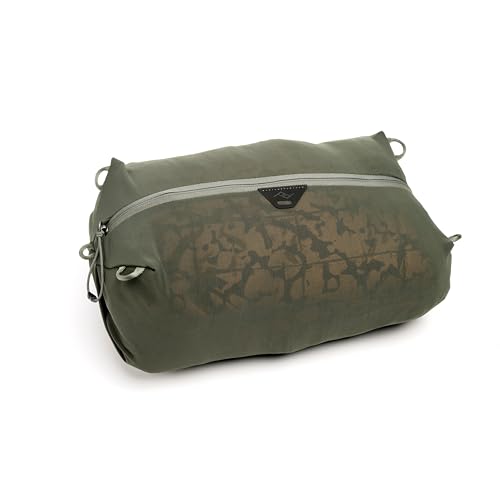 Peak Design Ultralight Mesh Packing Cube, Sage, Stretchy Mesh Luggage Cube with Strap Attachment Points and Luggage Pass Throughs, Zipper Opening, Travel Organizer for Men and Women, Size Small - color: Sage, size: Small