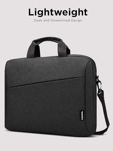 Lenovo Laptop Bag T210, Messenger Shoulder Bag for Laptop or Tablet, Sleek, Durable & Water-Repellent Fabric - size: 15.6 inch (Pack of 10)