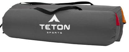 Teton Camping Seat Cushion; Stadium Seat; Office Chair; Car Pad; Inflatable, Orange - color: Orange
