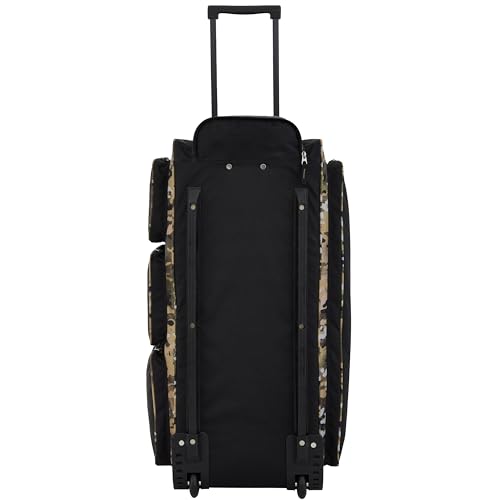 Travelers Club Xpedition 30 Inch Multi-Pocket Upright Rolling Duffel Bag - color: Camo