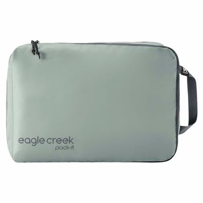 Eagle Creek Pack-It Isolate Clean/Dirty Packing Cube - Dual Compartment Packing Cubes for Optimizing Luggage Space - Lightweight - Recycled Fabric - Washable - Medium - Storm Grey - color: Storm Grey