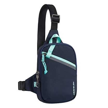 Travelon Anti-Theft Greenlander Compact Sling Bag - color: Galaxy Blue