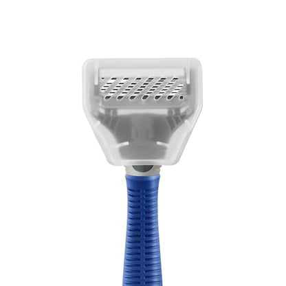 Harry's Original Shaving Kit for Men - Razor Handle, 5 Razor Blade Refills, Foaming Shave Gel, and Travel Blade Cover - TSA Approved Travel Essentials - German Engineered - Ocean Blue - style: Ocean Blue