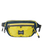 WATERFLY Lightweight Small Fanny Pack: 1.5L Mini Slim Crossbody Waist Belt Hip Bag with RFID Blocking, Anti-Theft & Water Resistant Pouch for Women Men Travel Hiking Running Walking EDC - color: Yellow-Blue