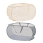 2 Pcs Mesh Popup Laundry Hamper, Opening Laundry Basket,Popup Laundry Basket with Durable Handles,Foldable Pop-up Mesh Hamper Dirty Clothes Basket for Clothes & Laundry-Home Organization - color: Blue2