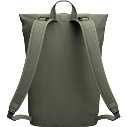 Db Journey Essential Backpack - Lightweight, Durable Rolltop Backpack with Laptop Compartment for Work, and Gym, Travel with Roller Bag Attachment, 12L - Moss Green - color: Moss Green