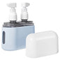 Yamadura Travel bottles for Toiletries, TSA Approved Travel Containers, Refillable, Portable, Spray Bottles and Pump Bottles with Labels for Creams, Perfumes and Shampoos (Blue) - color: Blue