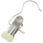 15 Pack Stainless Steel Boot Hangers Clips, Laundry Hooks Hanging Clips, Space Saving Boot Holder Clips for Closet Travel(White) - color: White