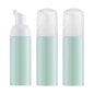 Tekson 3 PCS Soap Foam Bottle (2 oz), Empty Travel Foaming Lash Shampoo for Cleanser, Dispenser (Green) - color: Green, size: 3pcs