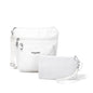 Baggallini Pocket Crossbody Bags for Women 8x8 Small Lightweight Durable Water-resistant Travel Purse W/Rfid - color: White