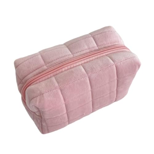 XPONNI Small Cosmetic Bag Cute Makeup Bag Y2k Accessories Aesthetic Make Up Bag Y2k Purse Cosmetic Bag for Purse (pink) - color: pink