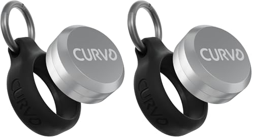 CURVD Premium Carrying Case Durable Travel Keychain Container, Medicine Pill Organizer, Travel Pill Box, Small Waterproof Holder for Pills, Earplugs, Compatible with Loop, Vibes & Eargasm (Pack of 2) - color: Black, size: 2 Pack