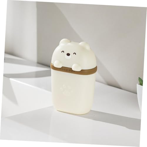 Portable Soap Holder with Lid Leakproof Travel Soap Container for Shower and Camping Creative Bear Design Multiuse Box with Drainage and Items