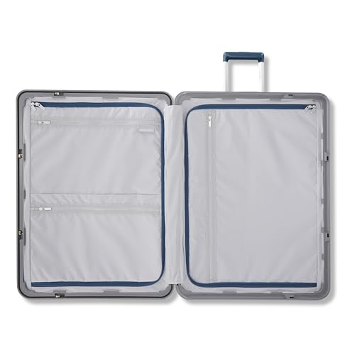 Framelock Max 21” Carry-On Hardshell Zipperless Luggage - Highly Secure Integrated Eazylock™ Mechanism - RightHeight™ Adjustable Handle System - 360° Spinner Wheels - Airline Approved - Emerald Teal - color: Blue, size: Carry-on Spinner