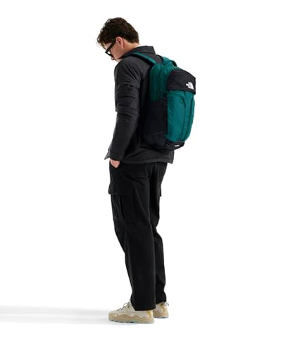 THE NORTH FACE Surge Commuter Laptop Backpack | Daypack With Water Repellent Finish, 16" Laptop Sleeve, Reflective Details - color: Pacific Teal/Tnf Black, size: One Size