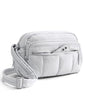BAGSMART Anti Theft Crossbody Bags for Women Travel Purse, Medium Quilted Puffy cross body bag, Handbags Shoulder Purses, Light Gray-medium - color: Light Gray-1, size: 4.7L