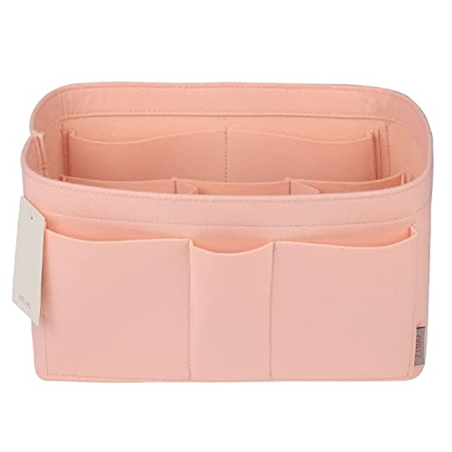 ZTUJO Purse Organizer Insert, Felt Bag Organizer For Handbag Purse Organizer,13 Colors, 6 Size (Medium, Brush Pink) - color: Brush Pink, size: Medium