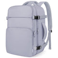 ZOMFELT Travel Backpack for Women Men, Carry On Backpack, TSA 15.6inch Laptop Backpack Flight Approved, Personal Item Travel Bag Nurse Bag Casual Daypack for School Weekender Business Trip, Purple - color: Purple